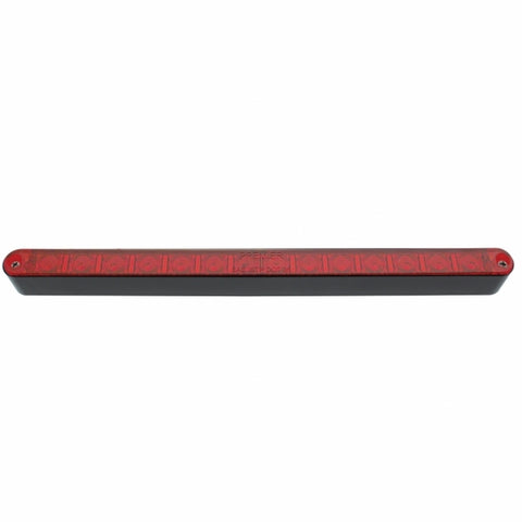 14 LED 12" Light Bar With Black Housing - Red LED/Red Lens