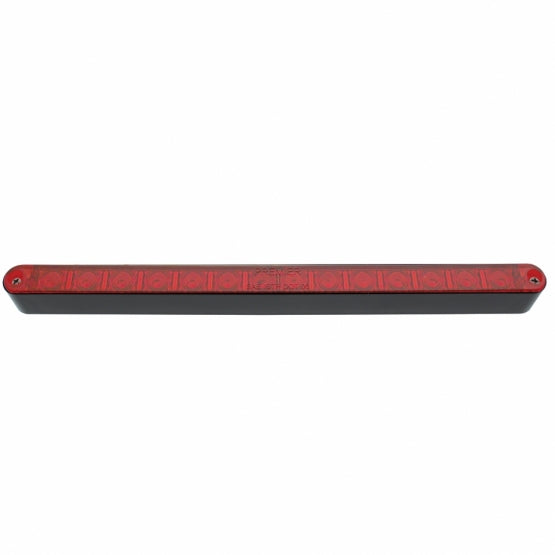 14 LED 12" Light Bar With Black Housing - Red LED/Red Lens