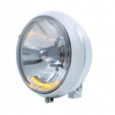 7" Motorcycle Headlight With 10 Auxiliary LED Bulb