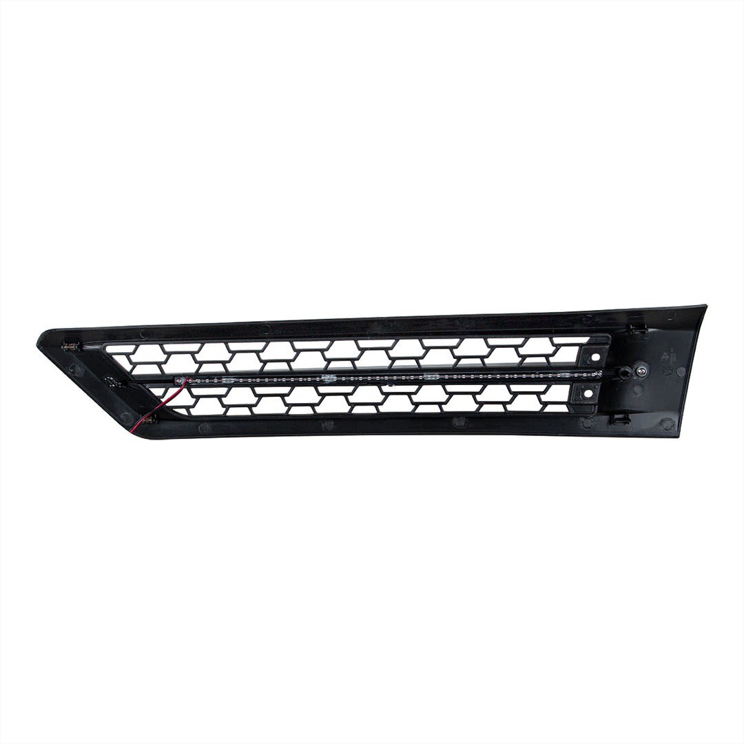 Hood Air Intake Grille With Green LED For 2018-2024 Freightliner Cascadia 126 - Passenger