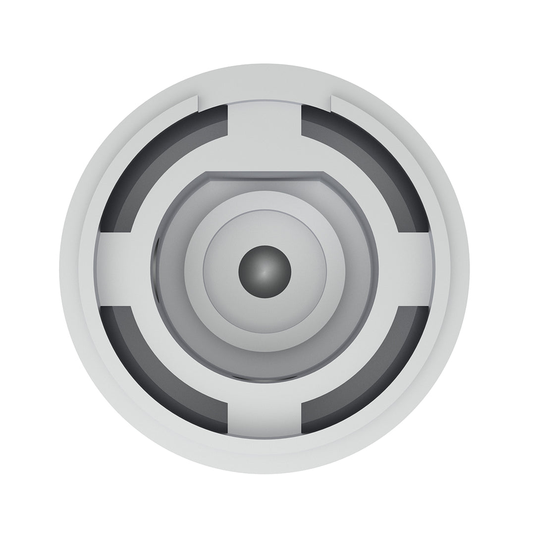 Chrome Plastic 1" Diameter Control Knob