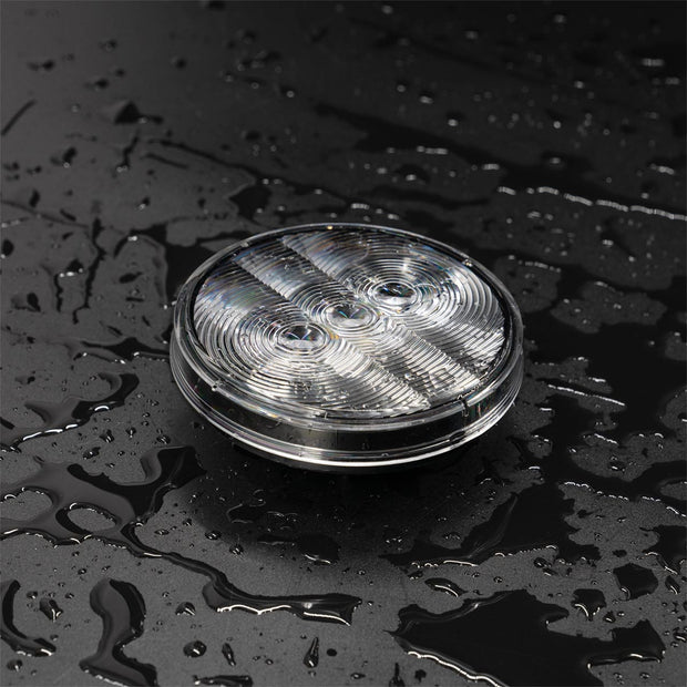 6 LED 4" Round Light (Back-Up)-White LED/Clear Lens