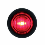Single SMD LED 3/4" Mini Light (Clearance/Marker) With Rubber Grommet - Red LED/Red Lens