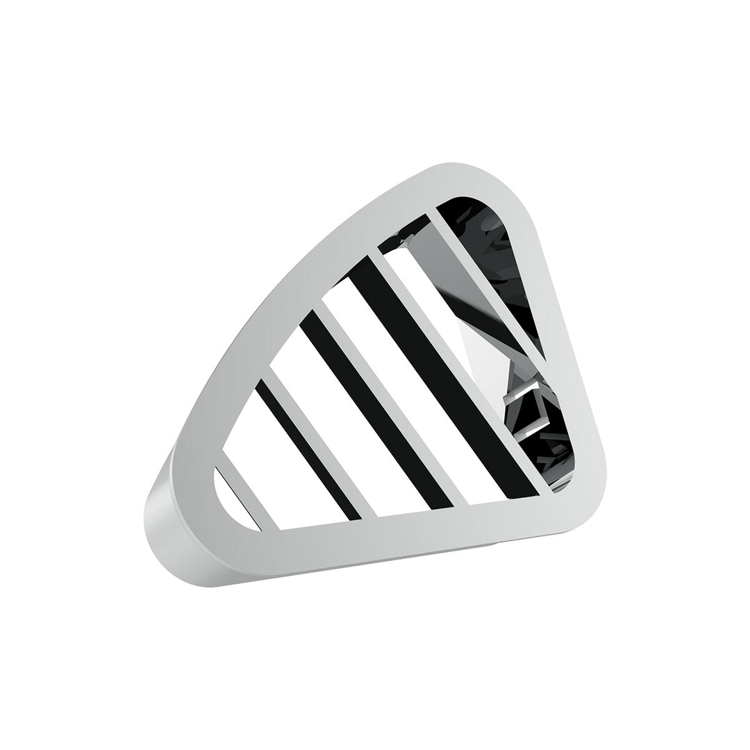 Chrome Plastic A/C Vent For 2001-2005 Peterbilt - Driver