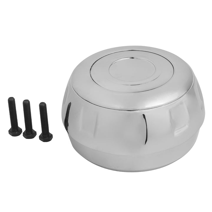 Chrome Steering Wheel Hub &amp; Horn Button Kit For Peterbilt (2006+) &amp; Kenworth (2003+) United Pacific 88259