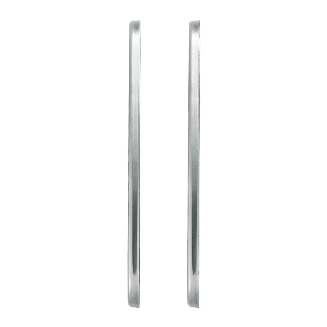 Peterbilt Stainless Steel Vent Door Cover - Plain (Card of 2)