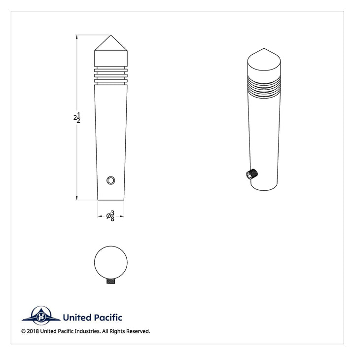 Long Peterbilt Toggle Switch Extension - Pointed