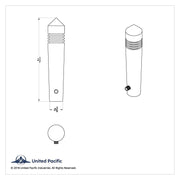 Long Peterbilt Toggle Switch Extension - Pointed