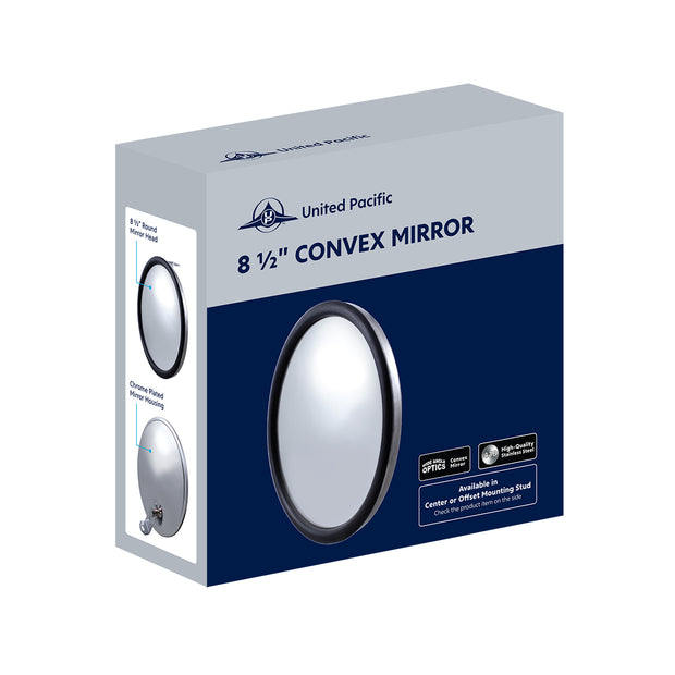 8-1/2" 430 Stainless Steel 150R Convex Mirror