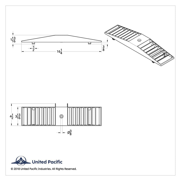 Chrome Plastic Center Top A/C Defroster Vent For Freightliner Classic (1989-2010) &amp; FLD (1989-2009)