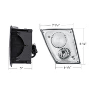 Chrome Fog Light Assembly For 2003-2017 Volvo VN/VNL - Passenger