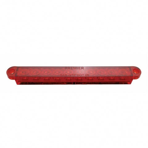10 LED 6-1/2" Light Bar Only (Stop, Turn & Tail) - Red LED/Red Lens