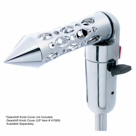 Daytona Style Spike Gearshift Knob With 13/15/18 Speed Adapter - Chrome/Horizontal