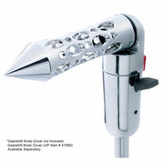Daytona Style Spike Gearshift Knob With 13/15/18 Speed Adapter - Chrome/Horizontal