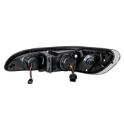 Chrome Projection Headlight W/LED Dual Function Light Bar For PB 386 (2005-2015) & 387 (1999-2010) - Passenger