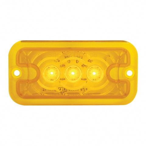 3 LED Clearance Marker Light - Amber LED/Amber Lens