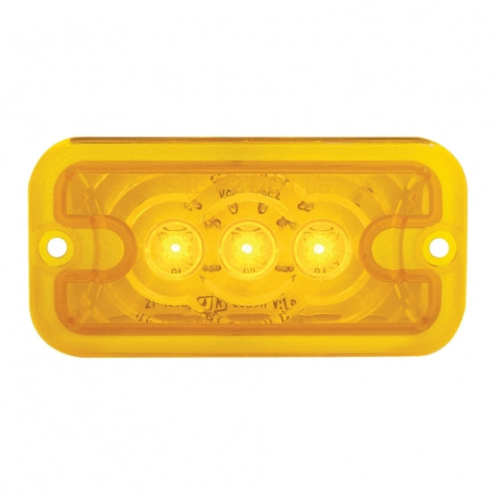 3 LED Clearance Marker Light - Amber LED/Amber Lens