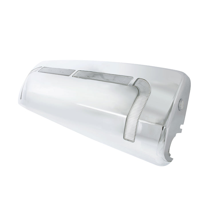 59 LED Chrome Mirror Cover With Sequential LED For 2012-2024 Volvo VNL - Driver