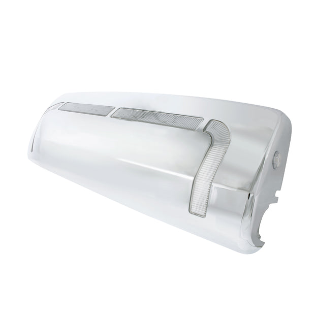 59 LED Chrome Mirror Cover With Sequential LED For 2012-2024 Volvo VNL - Driver