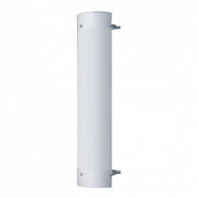 48" Tall 180 Degree Stainless Exhaust Muffler Shield For 7" Diameter Exhaust - Plain