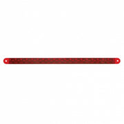 19 LED 12" Reflector Light Bar (Stop, Turn & Tail) - Red LED/Red Lens