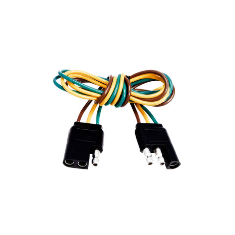 3-Way Flat Molded M/FM Trailer Connectors w/ Polarized Plugs, 1 Pc.