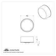 12 LED 2-1/2" Mirage Light (Clearance/Marker) - Amber LED/Clear Lens
