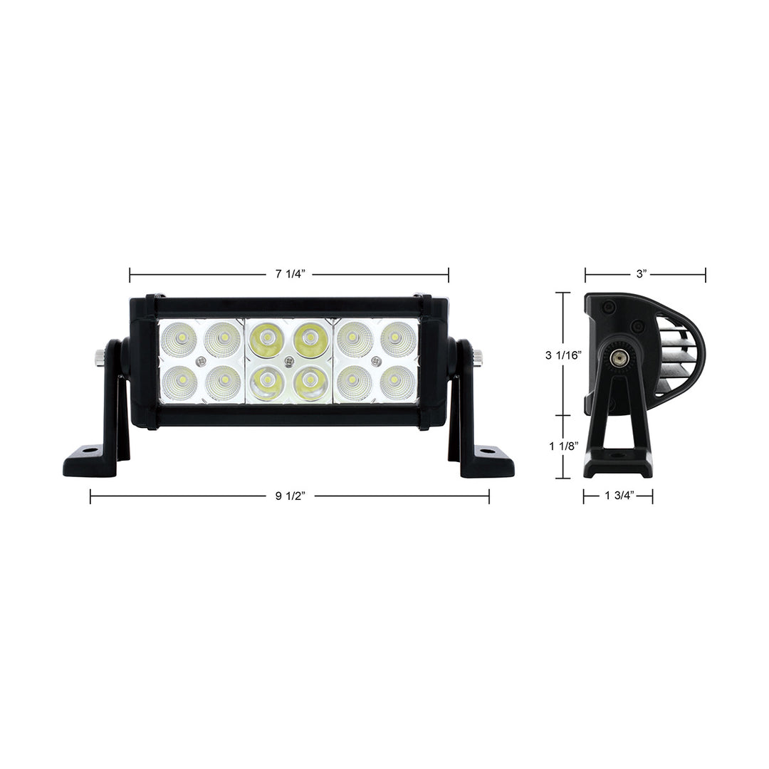 12 High Power LED 7" Combo Light Bar - Competition Series