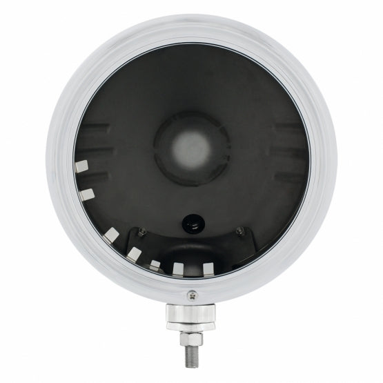 Stainless Classic Style Embossed Stripe Headlight Housing
