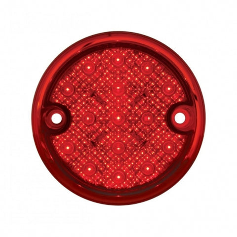 30 LED 3" Dual Function Reflector Double Face Light Kit - Amber & Red LED/Amber & Red Lens