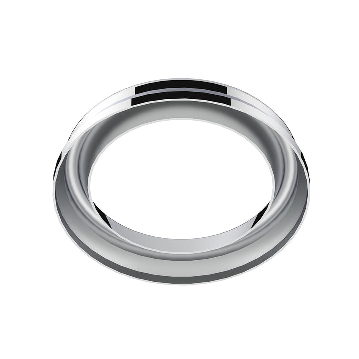 Chrome Steel Small Gauge Bezel For 2005 &amp; Older Kenworth And Peterbilt