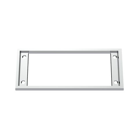 Chrome Plastic A/C Control Dash Panel Bezel For Kenworth W900 (1990-2005) & T800 (1986-2005)