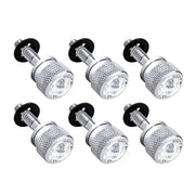 Dash Screw With Clear Crystal For Peterbilt (2001-2005)(6-Pack)
