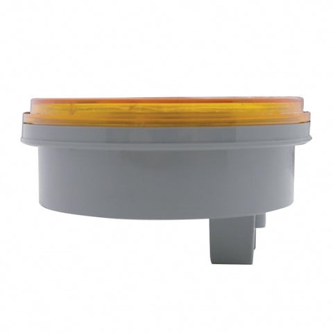 16 LED 4" Reflector Turn Signal Light - Amber LED/Amber Lens