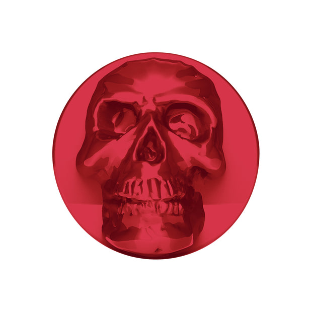 Skull Air Valve Knob - Candy Red