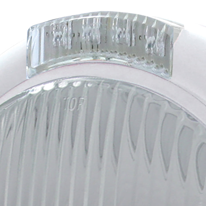 Chrome Classic Headlight H4 Bulb &amp; LED Turn Signal - Clear Lens