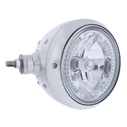 SS Guide 682-C Style Headlight Assembly W/Crystal Lens & 34 LEDs Position Light - L/H (Horizontal Mount)