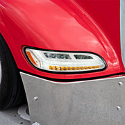 Chrome 6 LED Headlight For Peterbilt 386 (2006-2016) & 387 (2000-2011)- Passenger