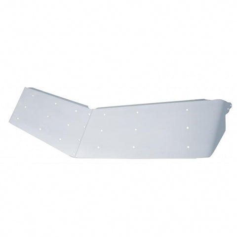14" Stainless Ultra Cab Drop Sunvisor For 2002+ Peterbilt 379