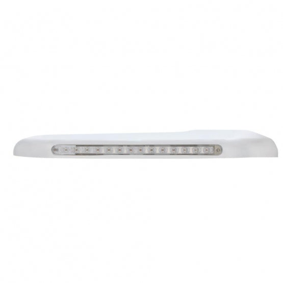 Sequential 14 Amber LED Front Fender Cover For Peterbilt 388 (2008-2015)&amp;389 (2008-2023)-Clear Lens-Passenger