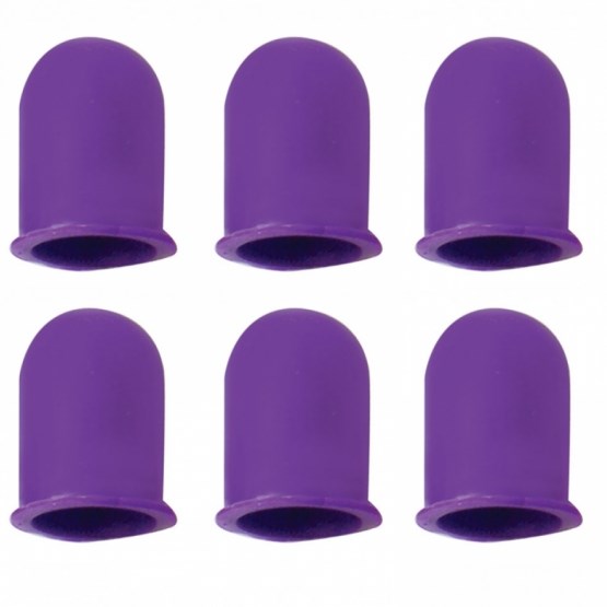 Small Bulb Cover (Fits 194 & Other Small Bulbs) - Purple (6-Pack)