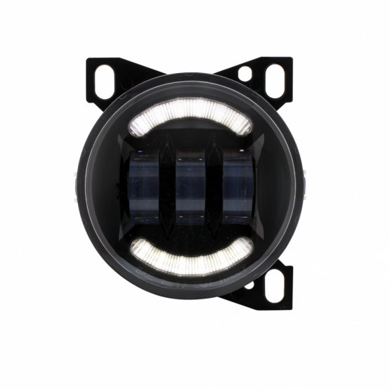 18 LED Fog Light With LED Light Bar For Peterbilt 579 (2012-2021) &amp; Kenworth T660 (2007-2017)-Black