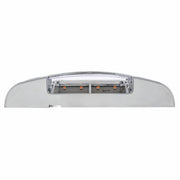 16 LED Reflector Light (Clearance/Marker) With Chrome Bezel - Amber LED/Clear Lens
