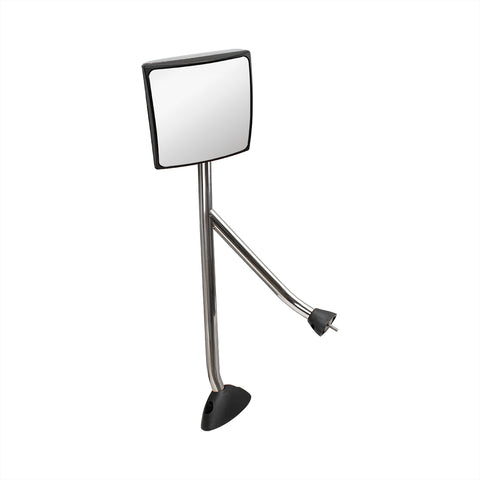 SS Hood Mirror Assembly With Sequential LED Turn Signal For 2008-2017 International Prostar - Passenger