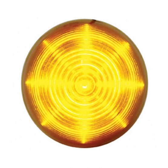 13 LED 2-1/2" Round Beehive Light (Clearance/Marker) - Amber LED/Amber Lens