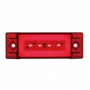 16 LED Rectangular GloLight (Clearance/Marker) - Red LED/ Red Lens