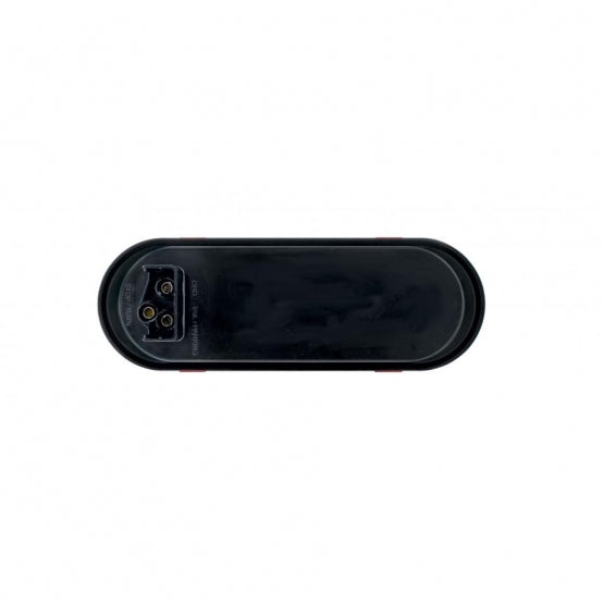 7 LED Oval Light (Stop, Turn &amp; Tail) - Red LED/Clear Lens