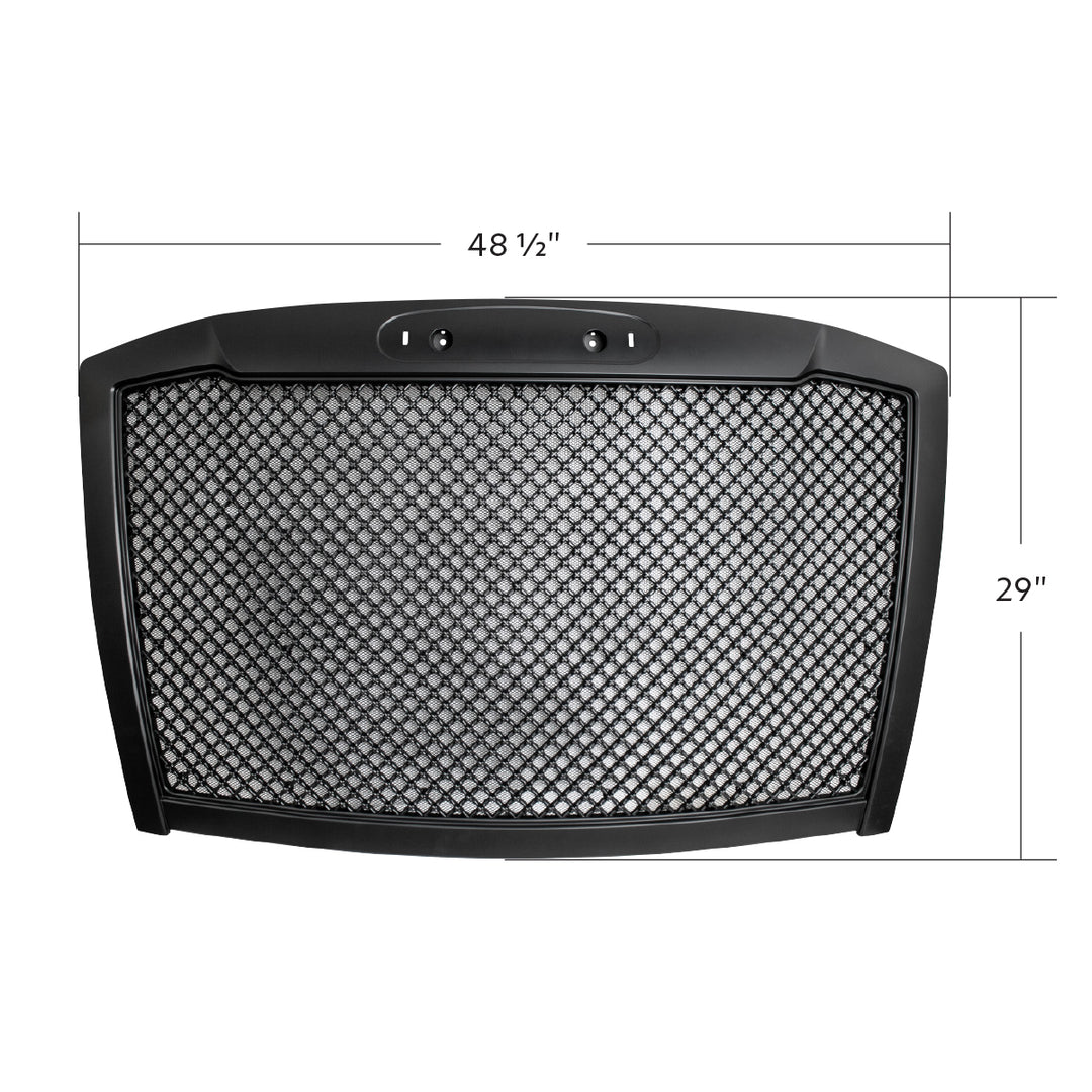 Mesh Grille For 2018-2024 Freightliner Cascadia-Black