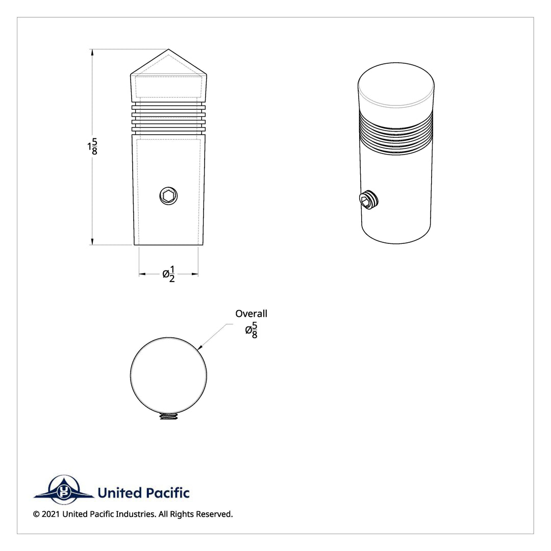 1-5/8" Short Toggle Switch Extension - Pointed