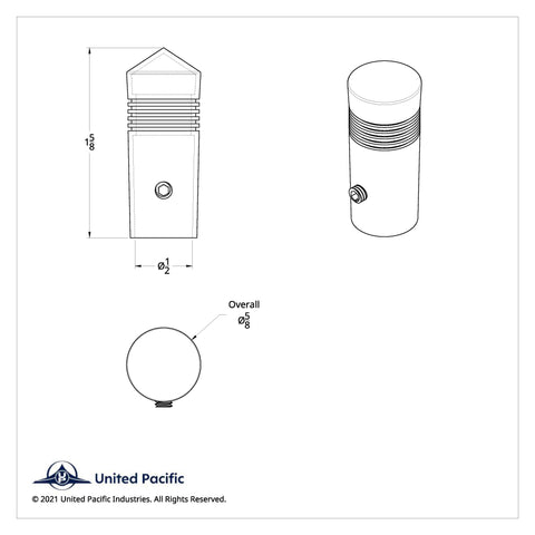 1-5/8" Short Toggle Switch Extension - Pointed